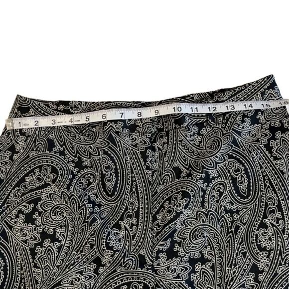 Liz Claiborne Cosette Women's Sport Pants Paisley Print Black Size 12 - Picture 11 of 11